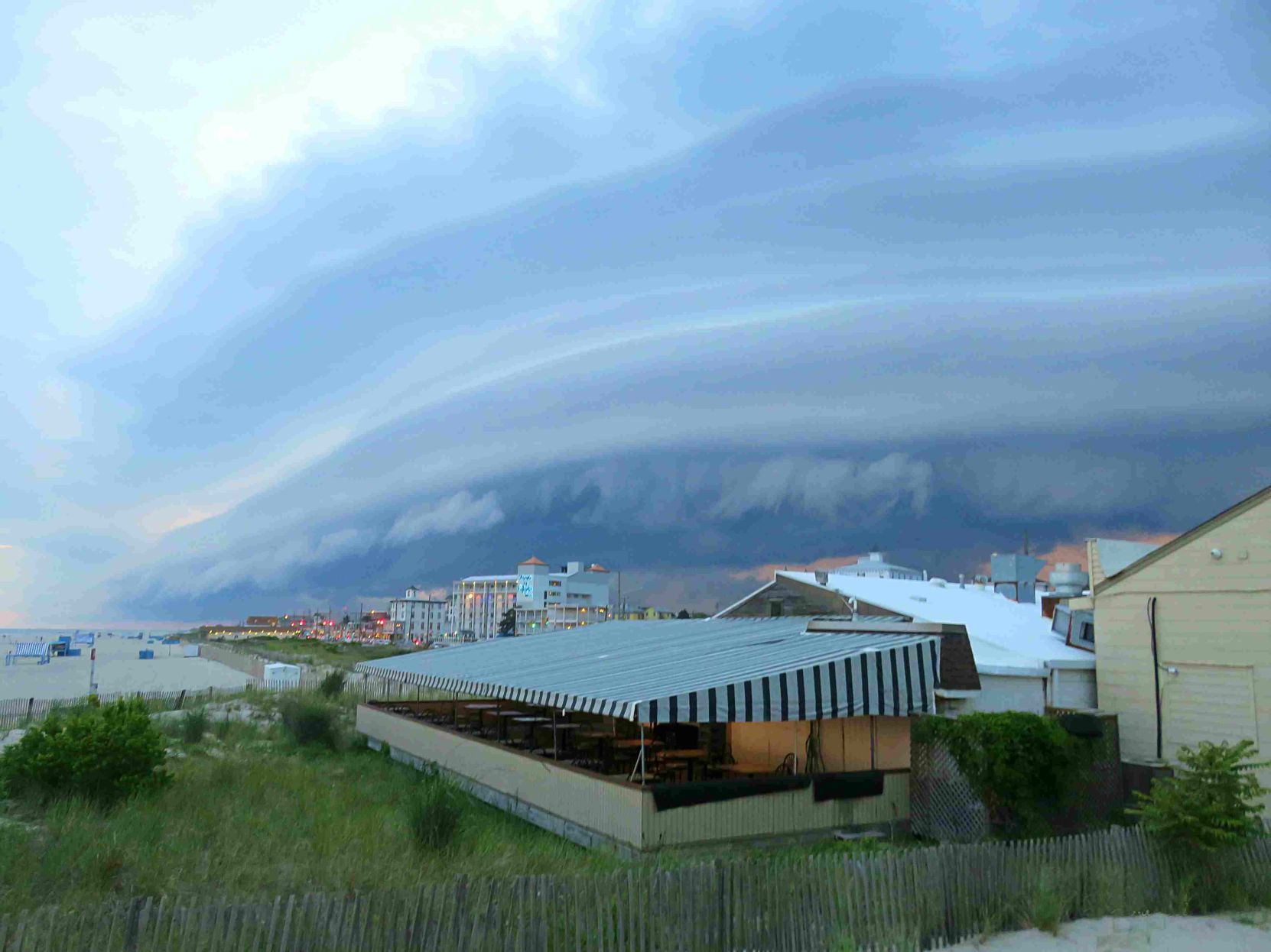 Sunset Beach Shelf Cloud June 2017